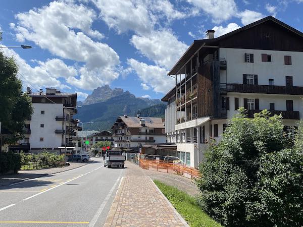 Driving in Cortina