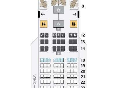 Air Canada Premium Economy Section