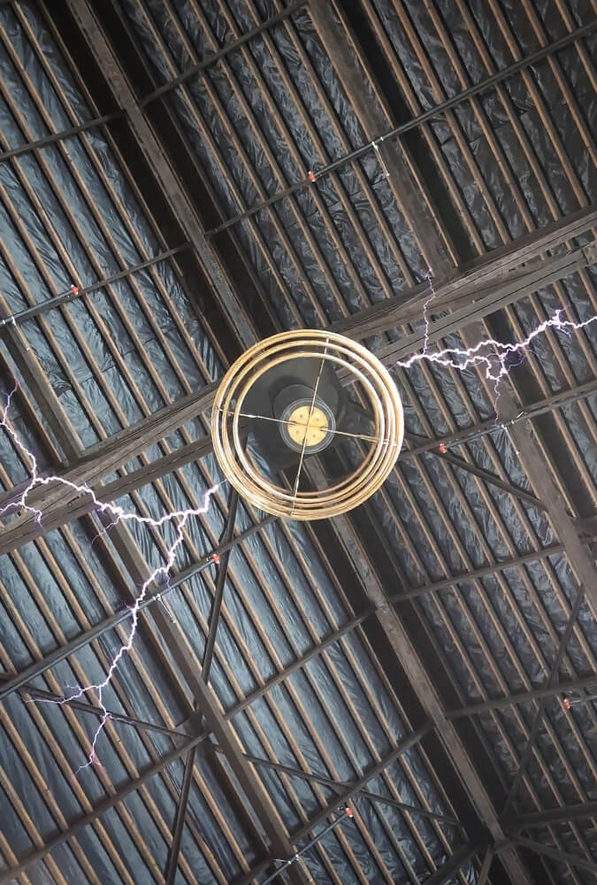 Tesla Coil Demonstration in the Niagara Parks Power Station