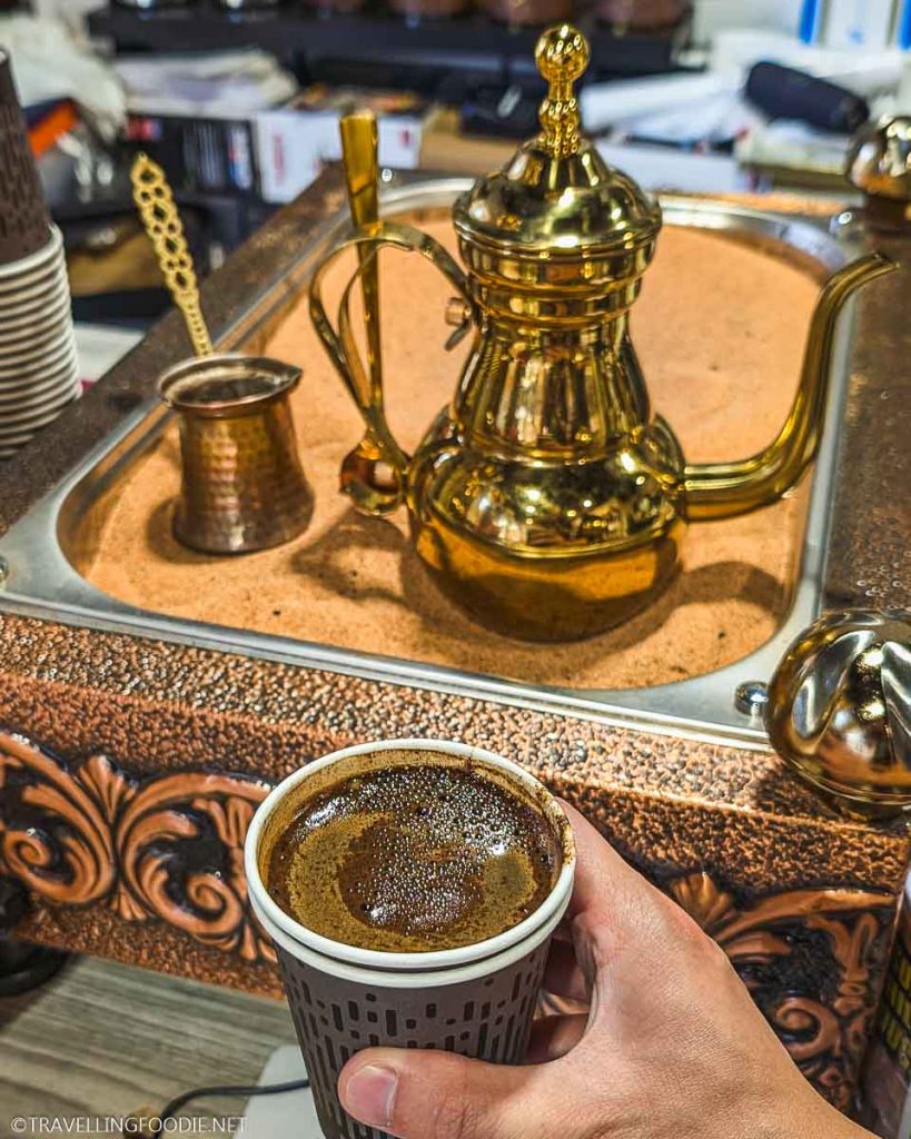 Turkish Coffee at Al Bassam Roastery in Ridgeway Plaza Mississauga