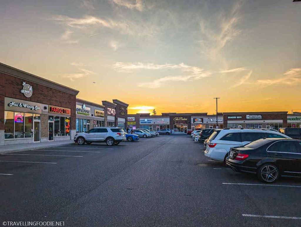 Ridgeway Plaza Mississauga Stores and Parking Lot