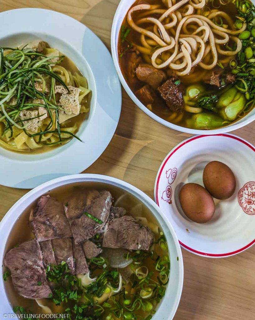 Noodles, Soup and Appetizer at Sun Chinese Cuisine in Ridgeway Plaza