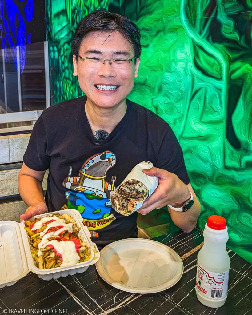 Travelling Foodie Raymond Cua at Shawarma Avenue in Mississauga