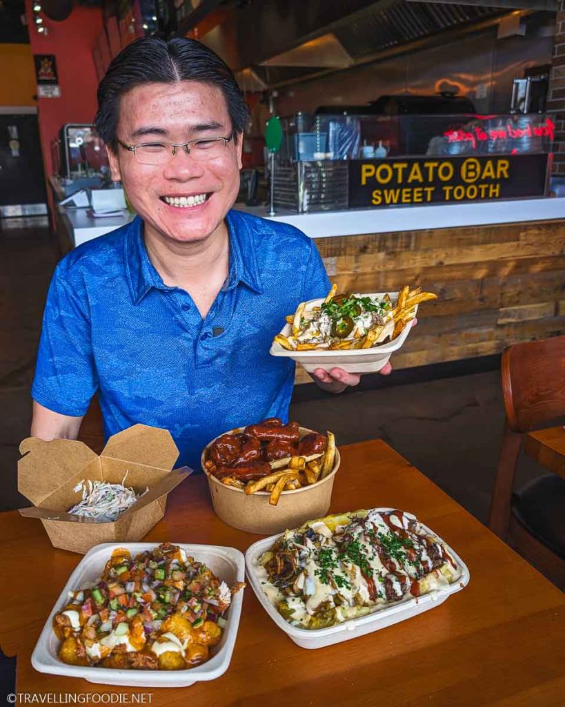 Travelling Foodie Raymond Cua trying unique Mississauga restaurant for potato snacks