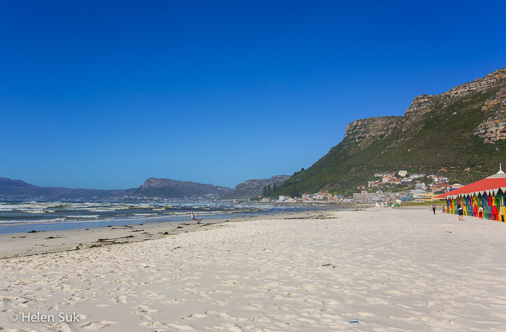 sandy Muizenberg Beach, South Africa