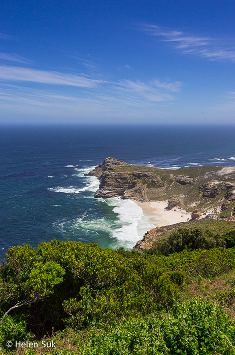 windswept cove at Cape Point, South Africa