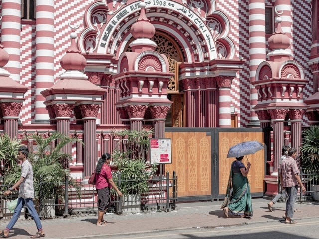 Jami Ul Alfar Mosque, Colombo, Sri Lanka