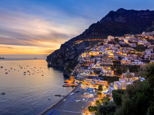 Positano on the Amalfi Coast