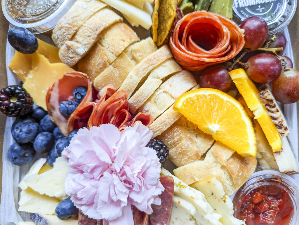 Charcuterie board from La Fromagerie Sudbury - a stop on our Cross Canada Road Trip