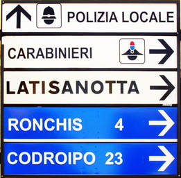 Italian Road Signs