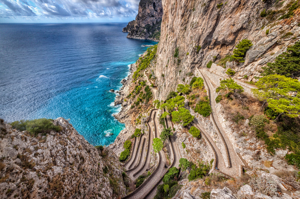 Via Krupp, Capri