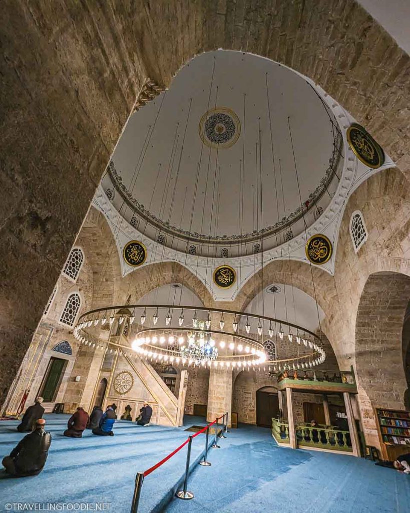 Inside Tekeli Mehmet Pasa Mosque at Old Town Kaleici in Antalya, Turkey