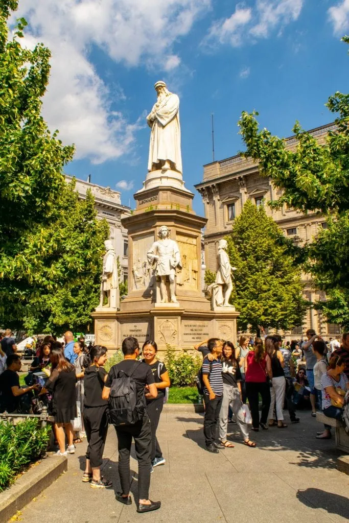 Piazza della Scala in Milan