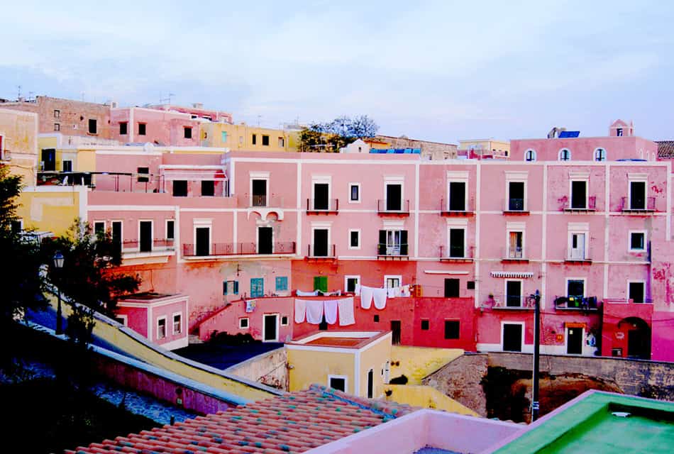 Ventotene Island near Naples Italy