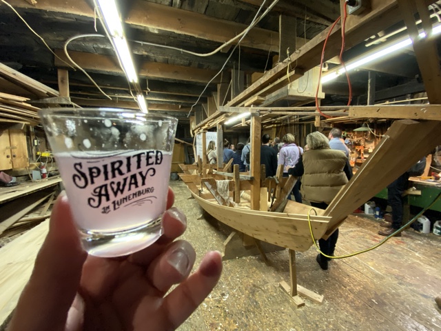 Compass Distillers Queen Bee Gin Cocktail at the Dory Shop - Nova Scotia Craft Spirits Festival