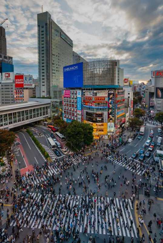 Tokyo Japan Shibuya Crossing