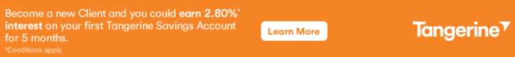 Tangerine High Interest Savings Account - Targeted Offer