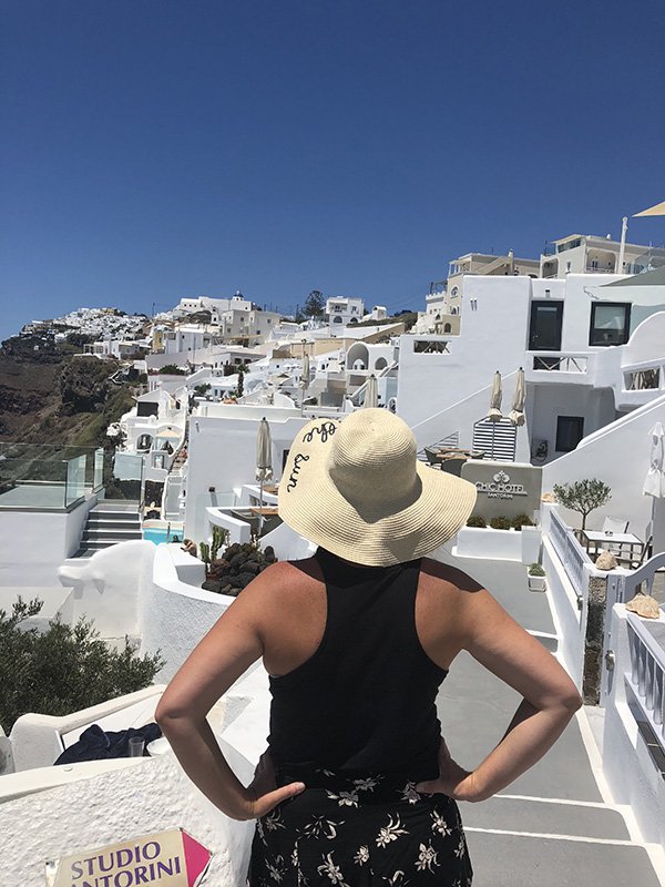 Wandering in Fira on our 2 Days in Santorini | Santorini Itinerary | Things to do in Santorini | Santorini Travel Tips