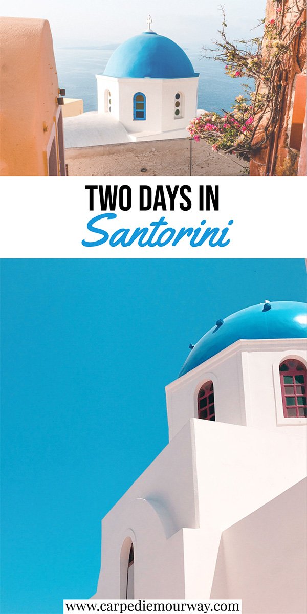 Santorini 2 Days Itinerary