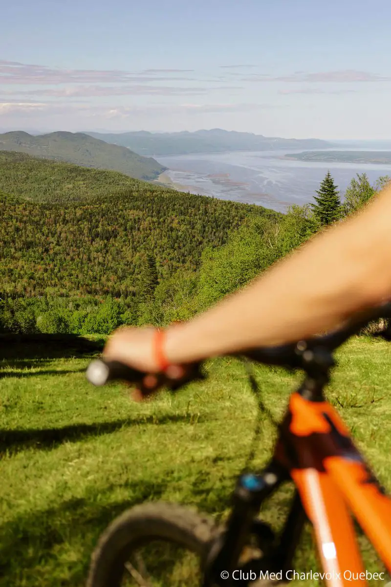 Biking at the all-inclusive resort