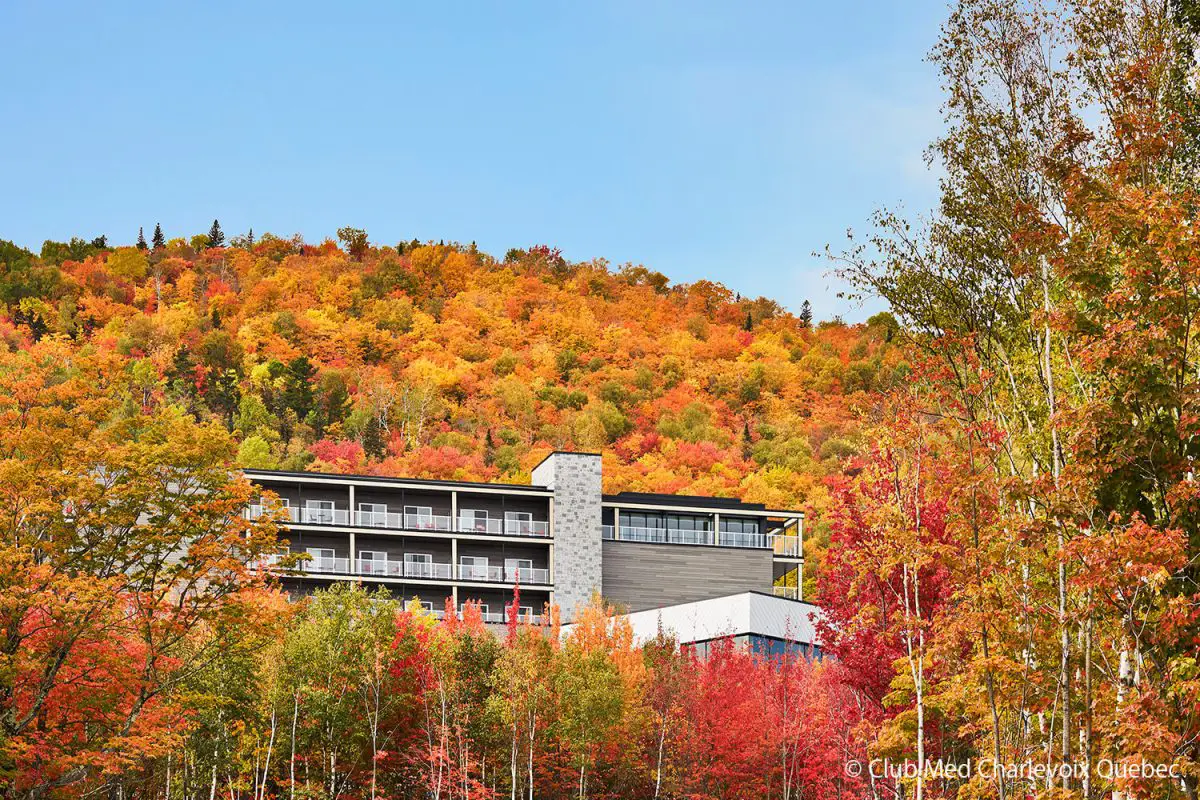 Club Med Charlevoix exterior fall view