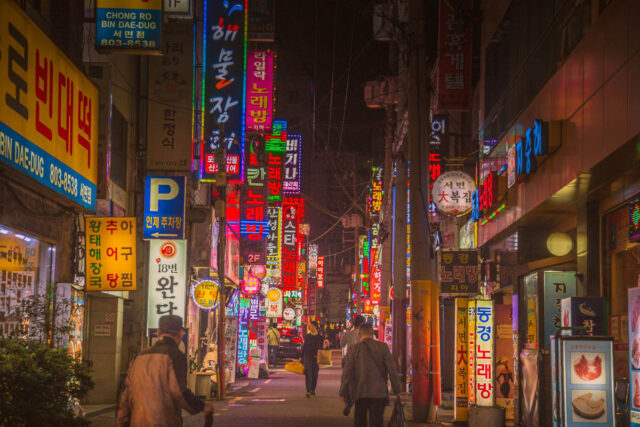 Nightlife in Seomyeon, where to stay in Busan