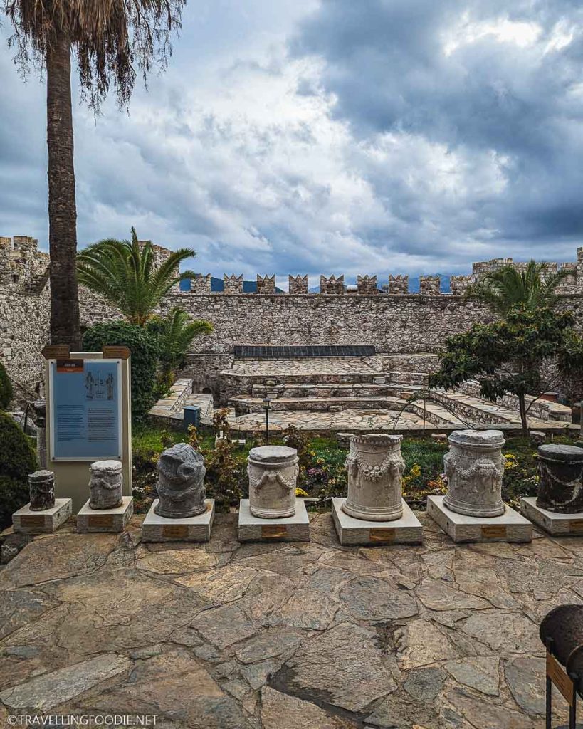 Inside Marmaris Castle in Turkey