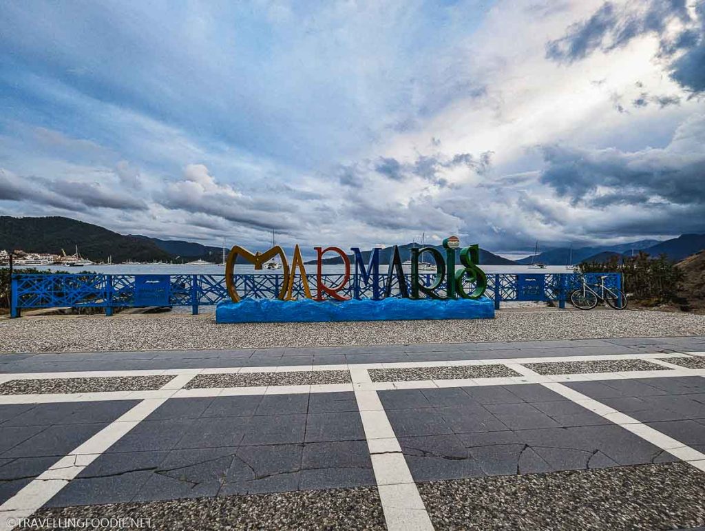 Marmaris Sign on Boardwalk