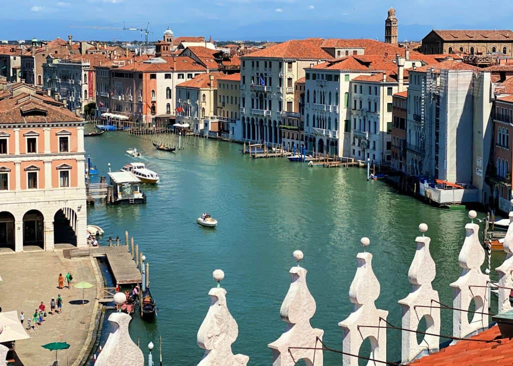 View of the Grand Canal in Venice