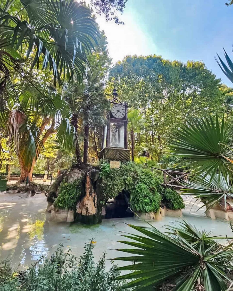 Orologio del Pincio (Water Clock) in Villa Borghese in Rome