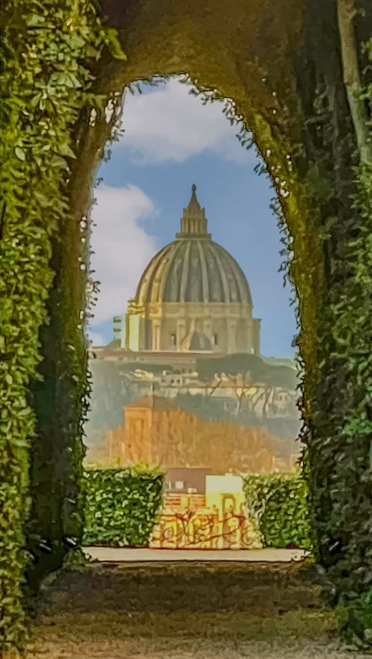 Buco della Serratura dell'ordine dei Cavalieri di Malta - Keyhole view