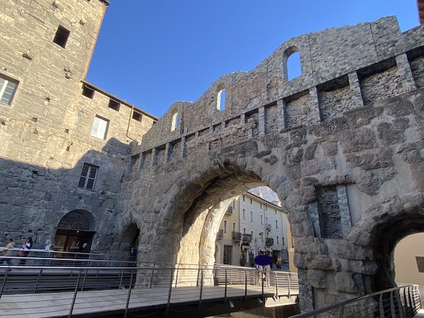 Roman arch in Aosta