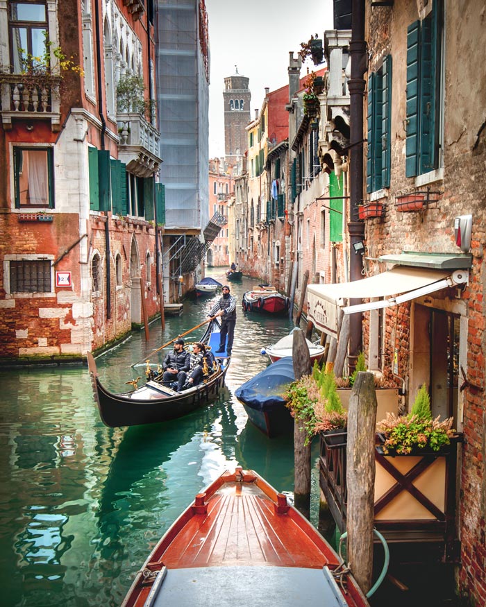 The canals of Venice