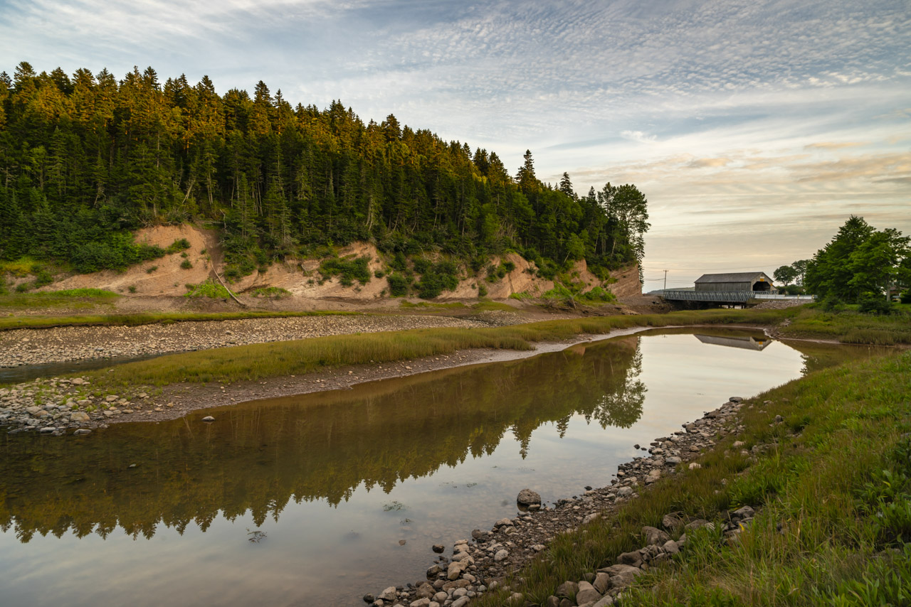 Saint Martins Covered Bridge New Brunswick 