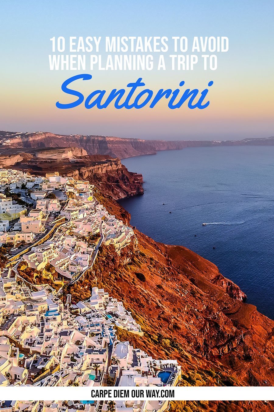 Planning a Trip to Santorini