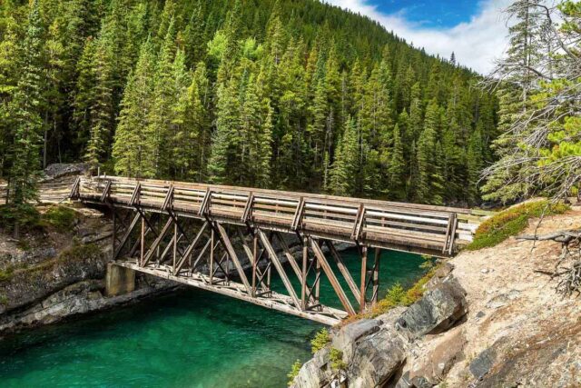 Stewart Canyon easy hikes in Banff