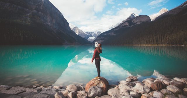 Fairmont Chateau Lake Louise during summer