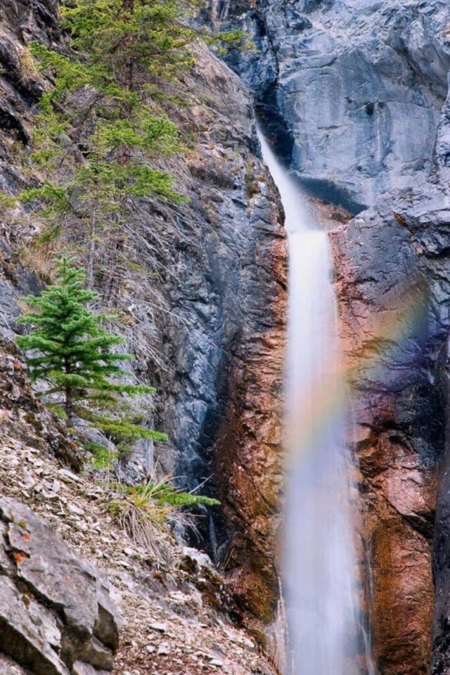 Silverton Falls Easy Hikes in Banff