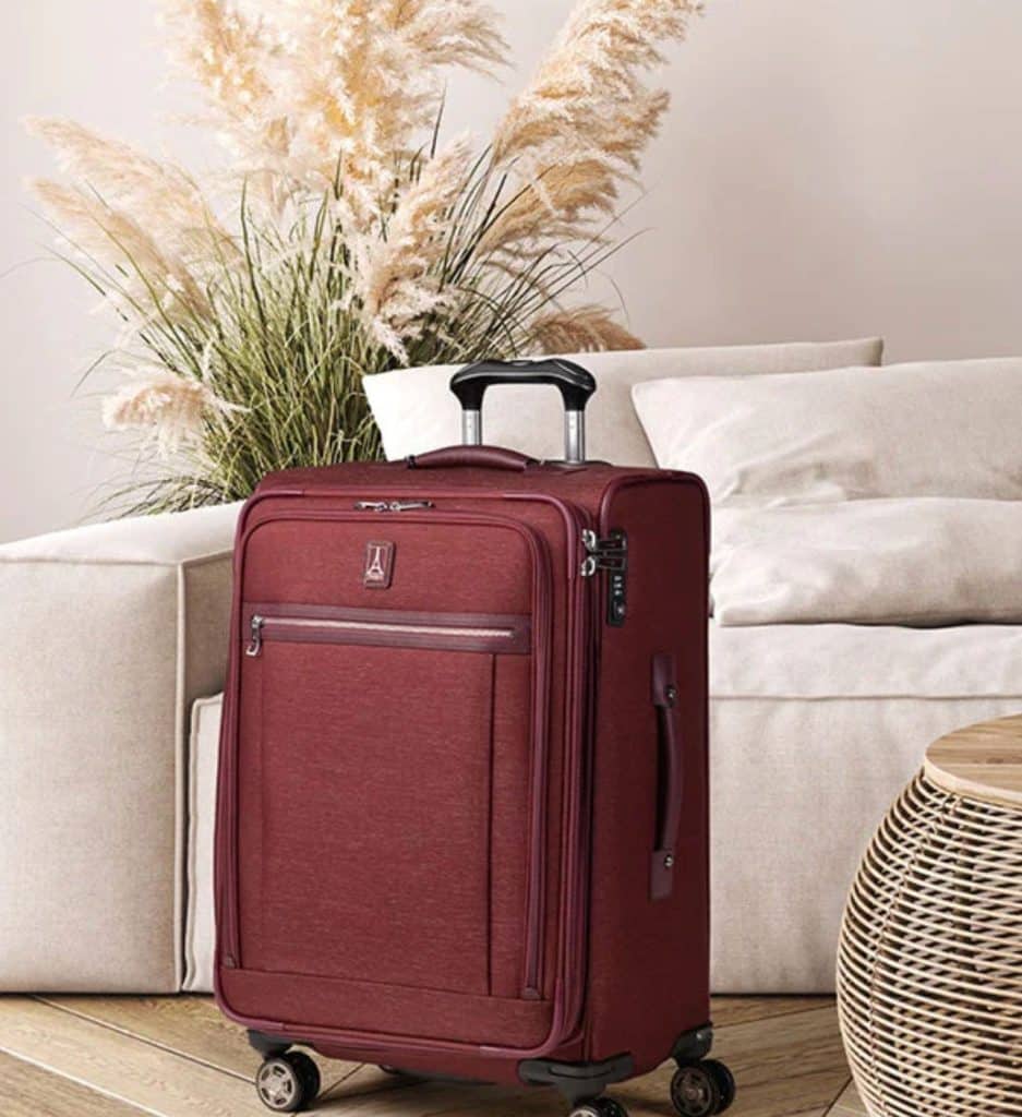 Travelpro soft case in burgundy