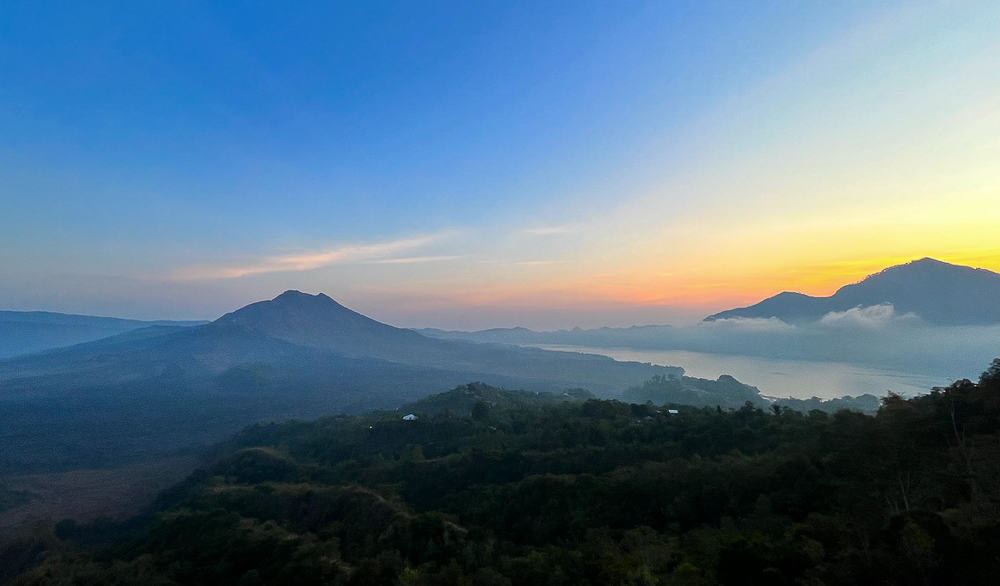 Mount Batur and Agung, Bali