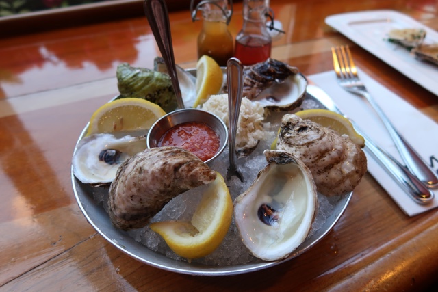 Unique oysters at the Merchantman Restaurant in Charlottetown