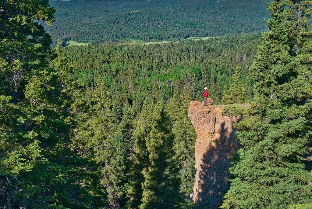 Hidden Conglomerate Cliffs, Cypress Hills Interprovincial Park, Saskatchewan