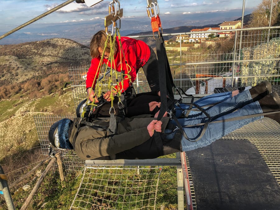 Ziplining in Italy - What to know before you go ziplining in Rome (in Rocca Massima)