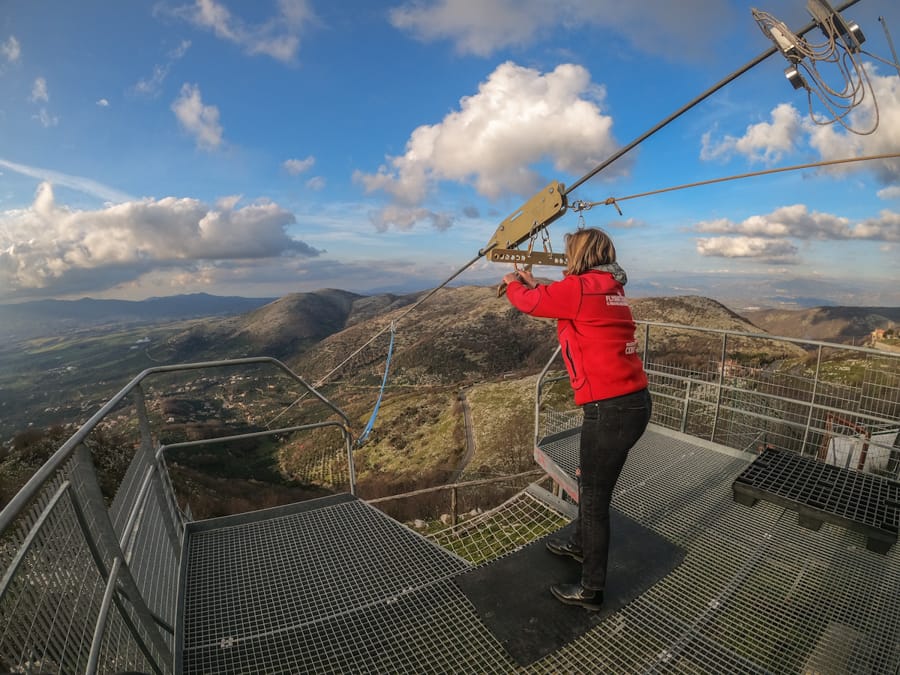 Ziplining in Italy - What to know before you go ziplining in Rome (in Rocca Massima)