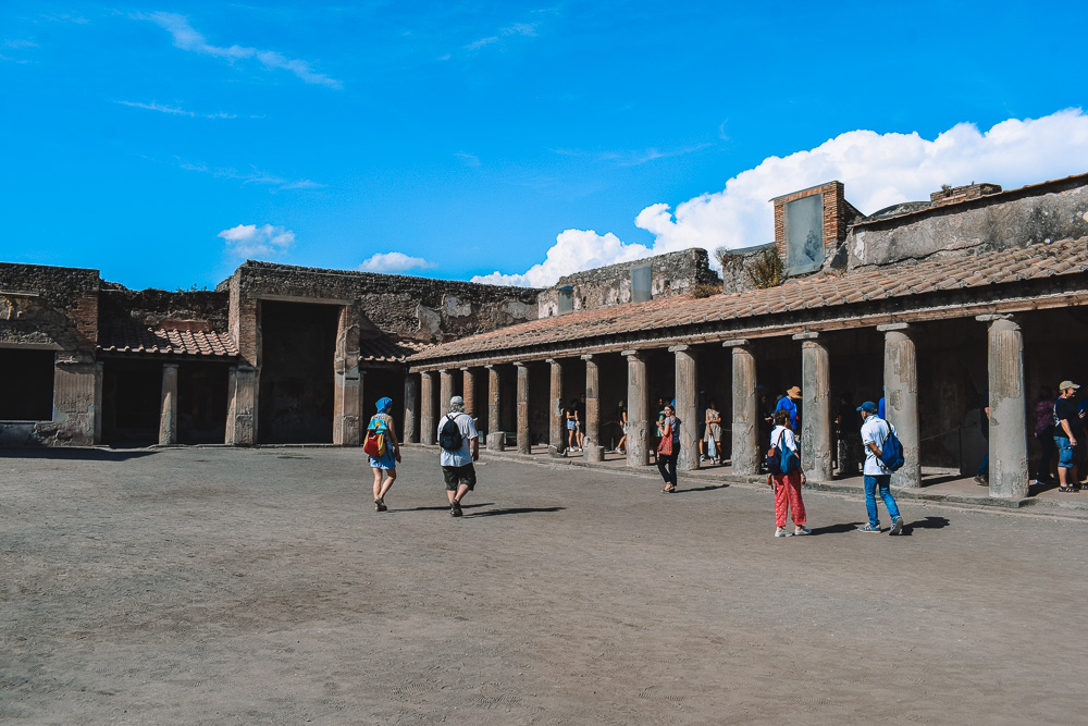 The Terme Stabiane in Pompeii, Italy