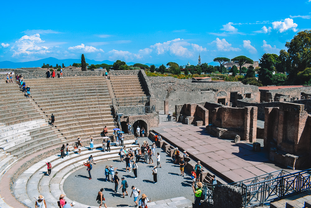 Exploring the Teatro Grande of Pompeii