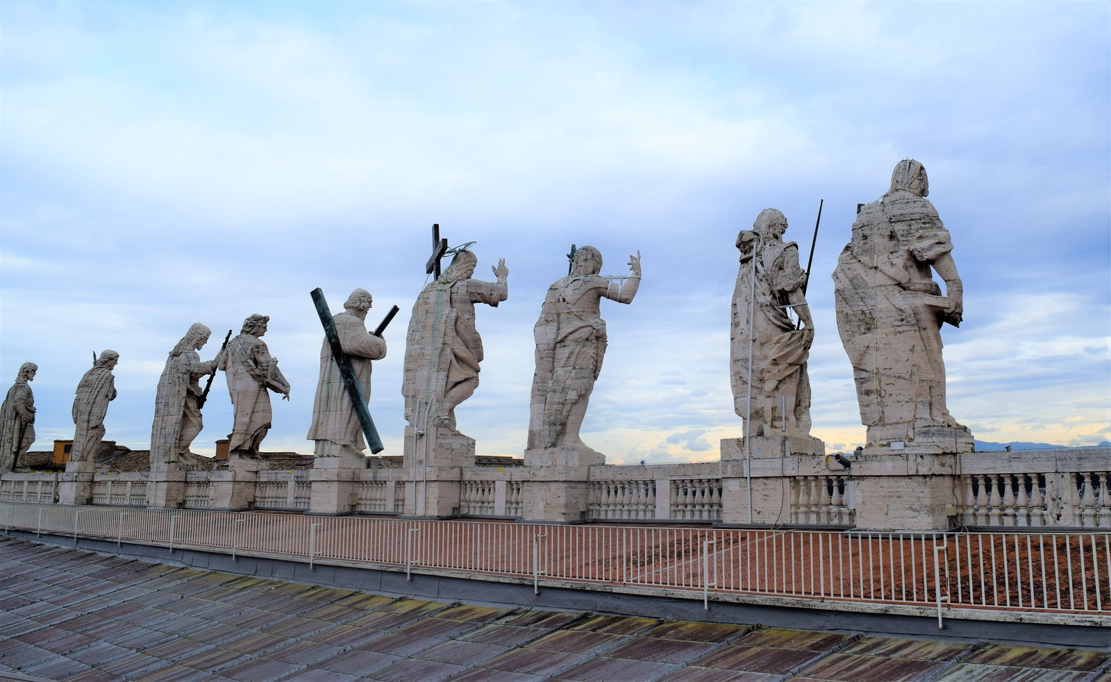 The Vatican roof, Rome, Italy