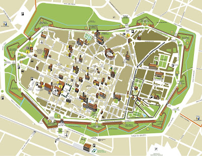 Map of Lucca