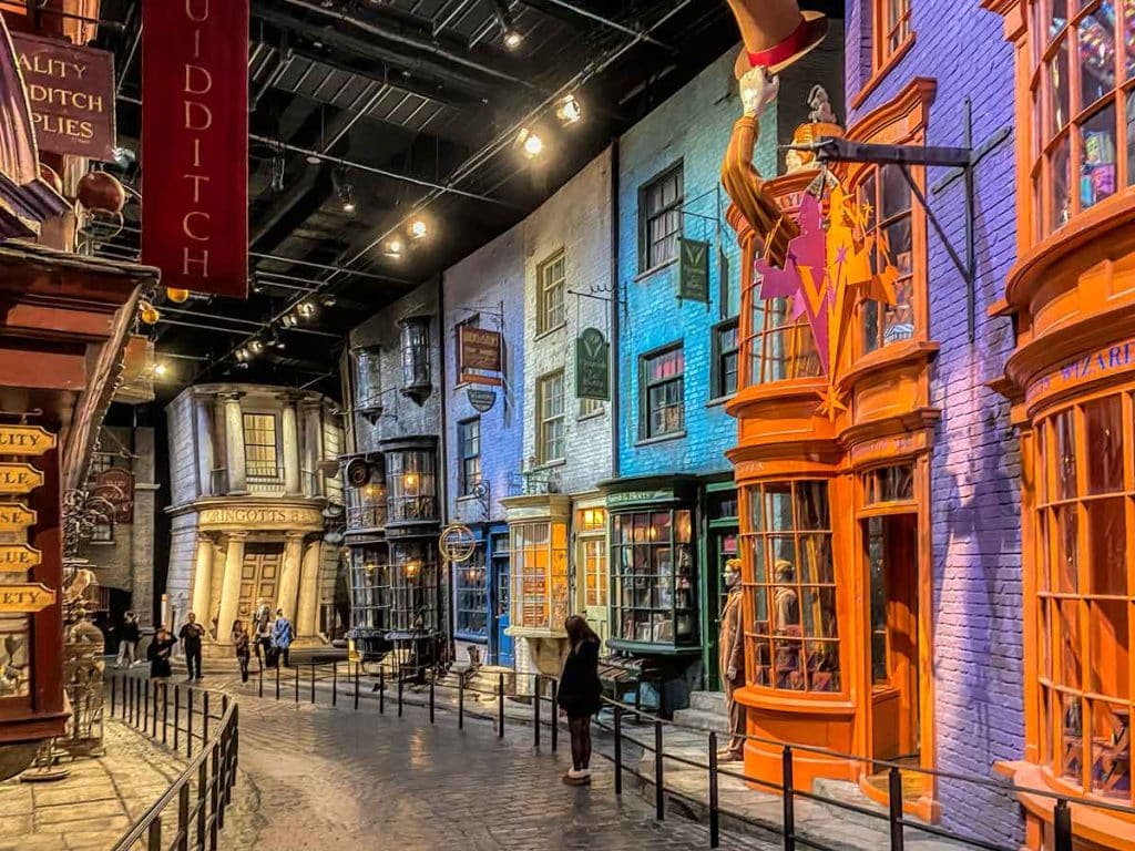 Diagon Alley set at Warner Brothers Studio Tour Tokyo