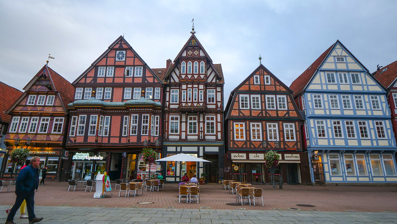 Timber-frame buildings in Celle's Old Town